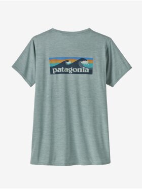 Patagonia - Women's Capilene Cool Daily Graphic UV Shirt - Waters - Thermal Blue