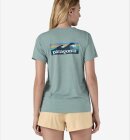 Patagonia - Women's Capilene Cool Daily Graphic UV Shirt - Waters - Thermal Blue