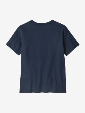 Patagonia - Kids' P-6 Logo T-Shirt - New Navy