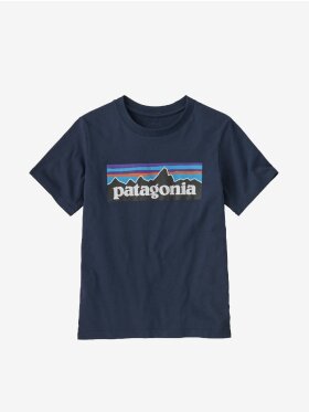 Patagonia - Kids' P-6 Logo T-Shirt - New Navy