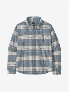 Patagonia - Men's Long-Sleeved Lightweight Fjord Flannel Shirt - Still Blue