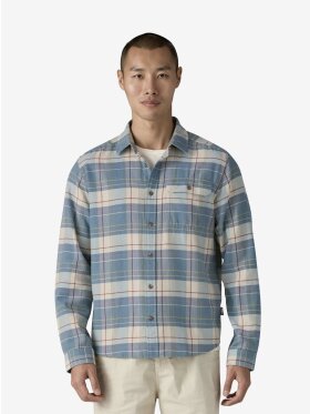 Patagonia - Men's Long-Sleeved Lightweight Fjord Flannel Shirt - Still Blue