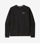 Patagonia - Men's Long-Sleeved P-6 Logo Responsibili-Tee - Black