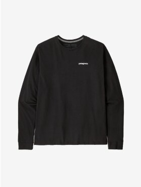 Patagonia - Men's Long-Sleeved P-6 Logo Responsibili-Tee - Black