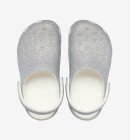 Crocs - Toddler Classic Iridescent Glitter Clog - White