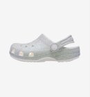 Crocs - Toddler Classic Iridescent Glitter Clog - White