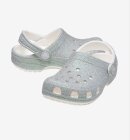 Crocs - Toddler Classic Iridescent Glitter Clog - White