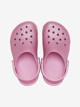 Crocs - Toddler Classic Glitter Clog - Pink Tweed Glitter