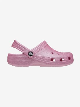 Crocs - Kids' Classic Glitter Clog - Pink Tweed Glitter