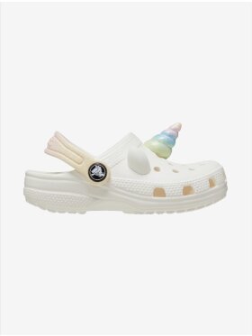 Crocs - Toddlers' Classic I AM Rainbow Unicorn Clog - Unicorn Chalk