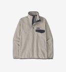 Patagonia - Men's Lightweight Synchilla Snap-T Fleece Pullover - Oatmeal HT Blu