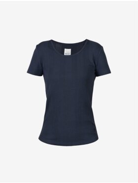 Blue Sportswear - DODO RIB TEE - Dame - New Navy