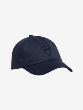 KnowledgeCotton Apparel - ORGANIC COTTON TWILL CAP GOTS/VEGAN - Total Eclipse