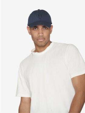 KnowledgeCotton Apparel - ORGANIC COTTON TWILL CAP GOTS/VEGAN - Total Eclipse