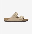 Birkenstock - Arizona blød fodseng - Nubucklæder - Sandcastle