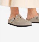 Birkenstock - Boston Braided - Suede Leather  - Taupe