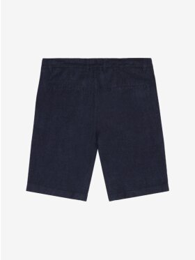 KnowledgeCotton Apparel - Men's - CHUCK REGULAR LINEN SHORTS - Total Eclipse