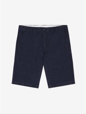 KnowledgeCotton Apparel - Men's - CHUCK REGULAR LINEN SHORTS - Total Eclipse